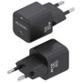 AISENS Cargador GaN 30W USB-C PD3.0 QC4.0 ASCH-30W1P019-BK Negro